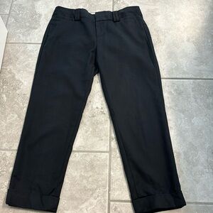 Banana Republic The Martin Fit ladies stretch ankle length black pants size 6